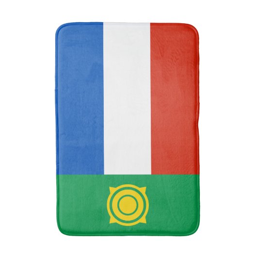 Khakassia Flag Badematte (Vorderseite Vertikal)