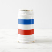 Khakassia Flag Bierglas (Mittel)