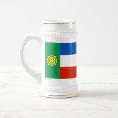 Khakassia Flag Bierglas (Links)