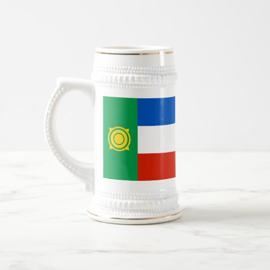 Khakassia Flag Bierglas (Links)