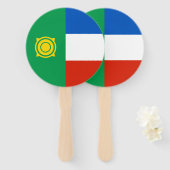 Khakassia Flag Fächer (Vorne und Hinten)