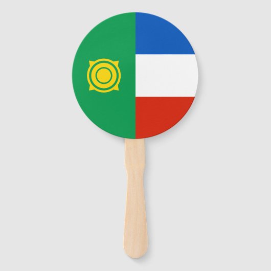 Khakassia Flag Fächer (Vorderseite)