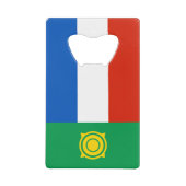 Khakassia Flag Geldbeutel Flaschenöffner (Vorderseite)