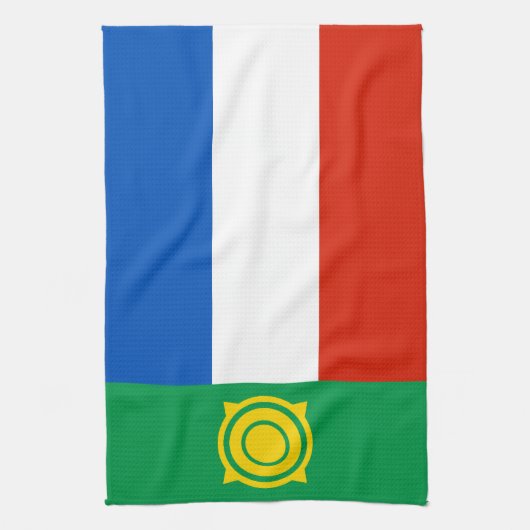 Khakassia Flag Geschirrtuch (Vertikal)