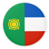 Khakassia Flag Keramikknauf (Vorderseite)
