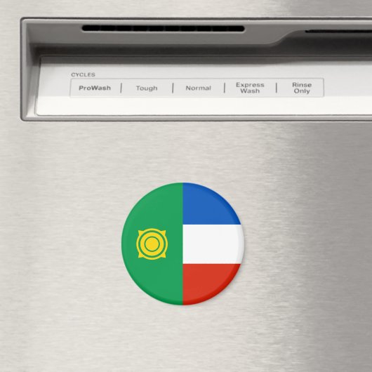 Khakassia Flag Magnet (In Situ (Geschirrspüler))