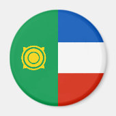 Khakassia Flag Magnet (Vorne)