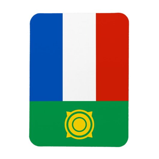 Khakassia Flag Magnet (Vertikal)