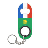 Khakassia Flag Mini Flaschenöffner (Vorderseite)
