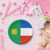 Khakassia Flag Pappteller (Party)