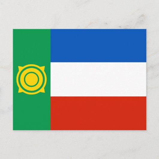 Khakassia Flag Postkarte (Vorderseite)