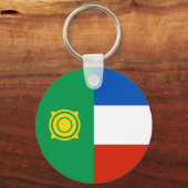 Khakassia Flag Schlüsselanhänger (Rückseite)