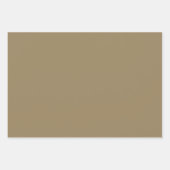 Khaki Arabesque Geometric Muster Geschenkpapier Set (Vorderseite 3)