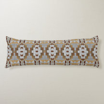 Khaki Beige Taupe Dark Brown Gray Tribal Art