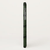 Khaki Black Skull Halloween Personalisiert Monogra Case-Mate iPhone Hülle (Hinten/Links)