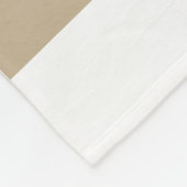 Khaki Brown Fleecedecke (Ecke)