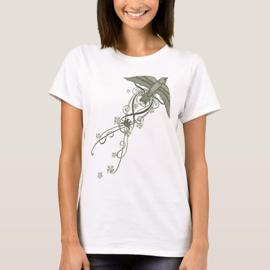 Khaki bunting T-Shirt (Vorderseite)