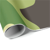 Khaki camouflage pattern geschenkpapier (Rolleneckpunkt)
