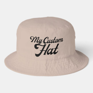 KHAKI Classic Custom Bucket Hat Leere Vorlage Truckerkappe