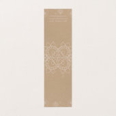 Khaki Color Boho Lässig Style Earring Display Card Visitenkarten (Außenseite Aufgefaltet)