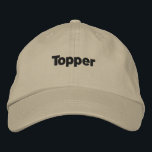 Khaki Color Topper Textname benutzerdefinierten Bestickte Baseballkappe<br><div class="desc">Topper Text Name mit Oesco Block Schriftart Hats oder Caps Schwarzer Farbtext,  Khaki color Hat Es ist sehr nützlich für Schüler oder Unis KlassenTopper der Schule oder Uni Nizza und Coole Hüte für Schüler</div>
