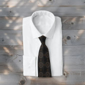 Khaki crocodylus porosus mandala Muster Krawatte