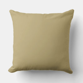 Khaki Einheitsfarbe, Einfach, Modern, Trendig Kissen