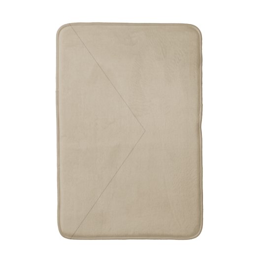 Khaki Envelope Inspiriert Moderne Badematte (Vorderseite Vertikal)