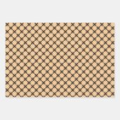 Khaki Graduate Calligraphy Typografie Script Geschenkpapier Set (Vorderseite 2)