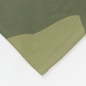 Khaki Green Camouflage Militärische Vlies-Decken Fleecedecke (Ecke)