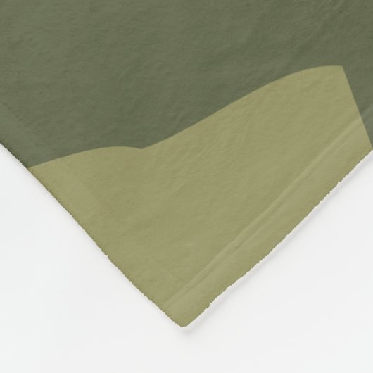 Khaki Green Camouflage Militärische Vlies-Decken Fleecedecke (Ecke)