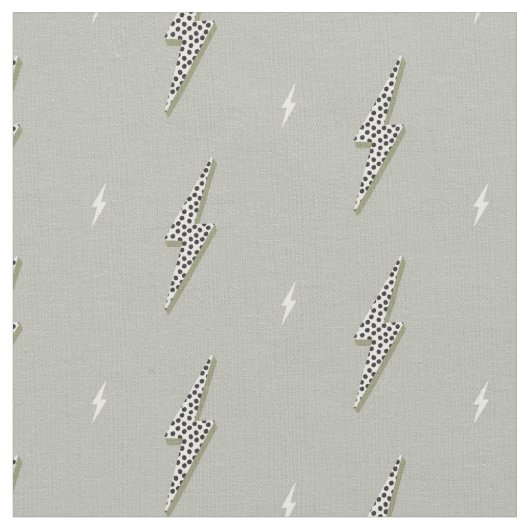 Khaki green lighting thunderbolt electric simple stoff (Nahaufnahme)