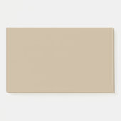 Khaki JUMBO Post-it Klebezettel (Vorderseite)