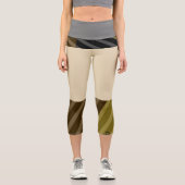 KHAKI KALM | m3galleryStudio Capri Leggings (Vorderseite)
