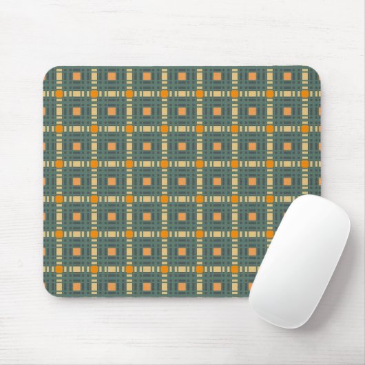 Khaki karierte tartan-Maus-Pad, Schreibtischmatte Mousepad (Mit Mouse)