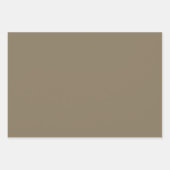 Khaki Kariertes Muster mit Matching Shades Geschenkpapier Set (Vorderseite 3)