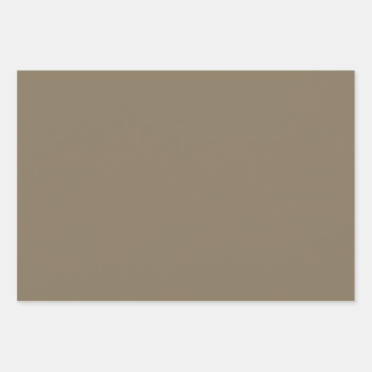 Khaki Kariertes Muster mit Matching Shades Geschenkpapier Set (Vorderseite 3)