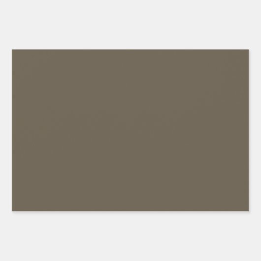 Khaki Kariertes Muster mit Matching Shades Geschenkpapier Set (Vorderseite 2)