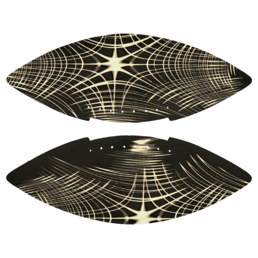 Khaki-Linien, die in Welle wiederholt und überquer Football (Paneele)