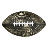 Khaki-Linien, die in Welle wiederholt und überquer Football (Vorderseite)