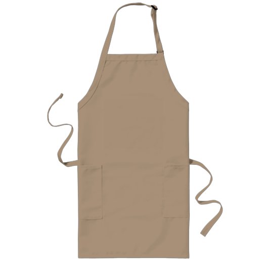 Khaki Long Schürze (Vorne)
