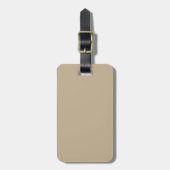 Khaki Luggage Tag Gepäckanhänger (Vorderseite vertikal)