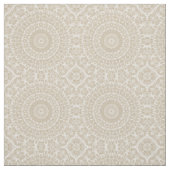 Khaki Mandala Geometric Pattern Stoff (Muster)