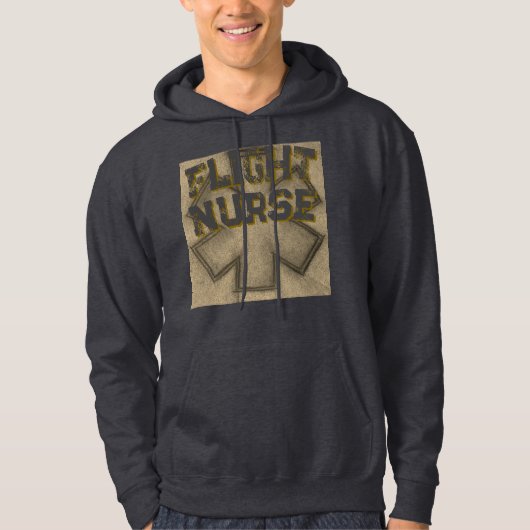 Khaki Men's Flight Nurse hoodie (Vorderseite)