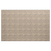Khaki Mushroom Moderne Name Collage Stoff (Yard (91,4 cm))