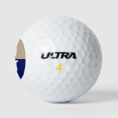Khaki Navy Blue LG Schachbrett Monogram Golfball (Logo)