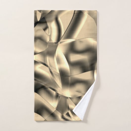 Khaki- oder Beige-Formen, in hellen Tönen Badhandtuch Set (Handtuch)