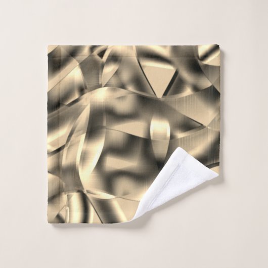 Khaki- oder Beige-Formen, in hellen Tönen Badhandtuch Set (Waschlappen)