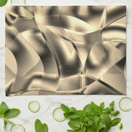 Khaki- oder Beige-Formen, in hellen Tönen Geschirrtuch