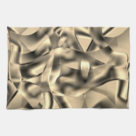 Khaki- oder Beige-Formen, in hellen Tönen Geschirrtuch (Horizontal)